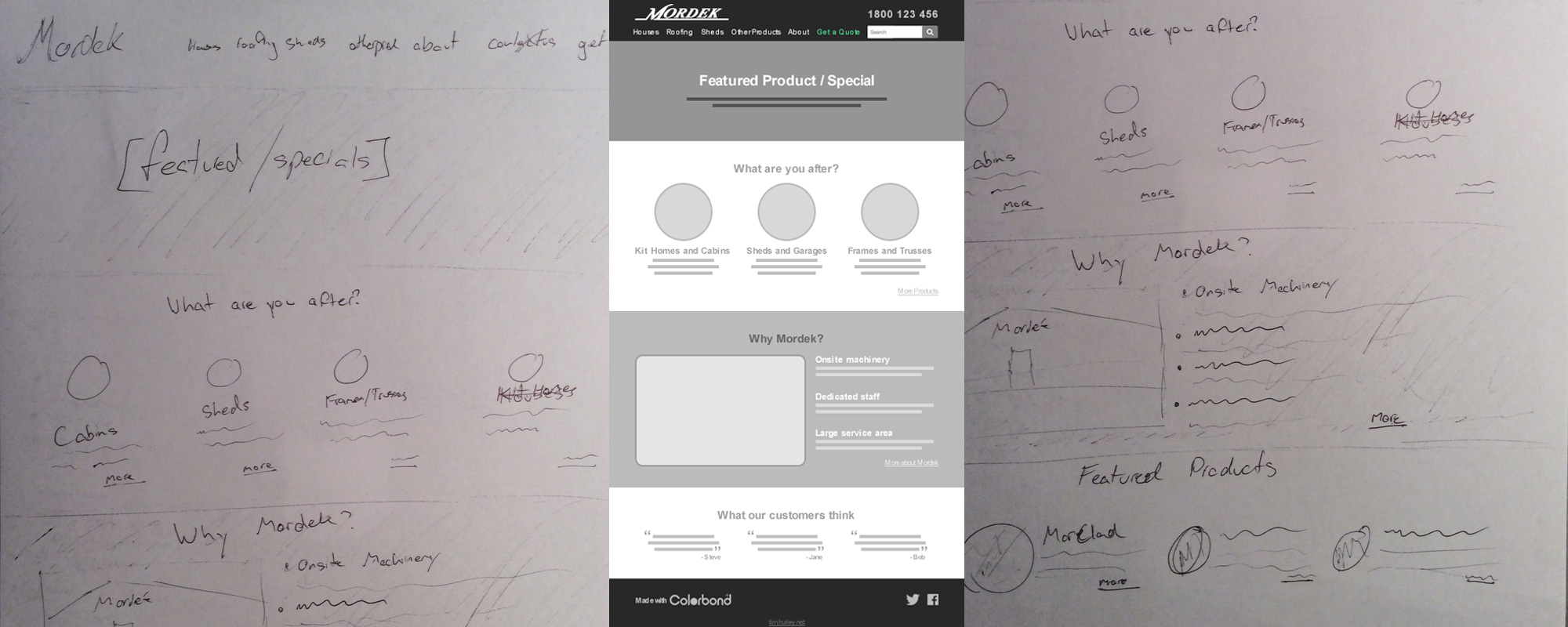 Mordek website sketch